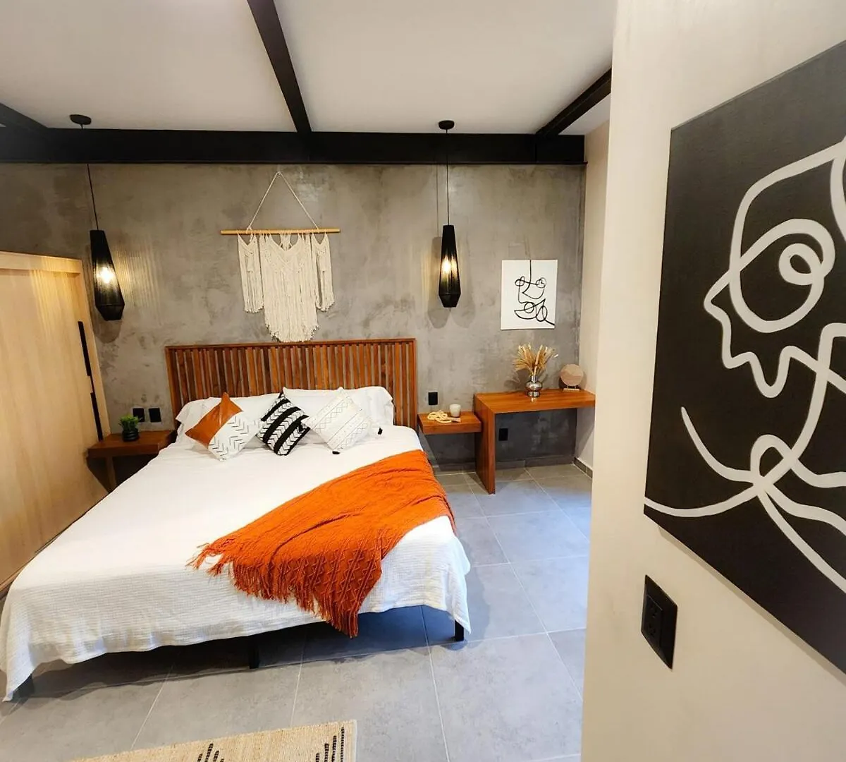 Boho Chic Studio Steps To 5Th Ave King Bed Wifi Rooftop Pool 신데 델 카르멘